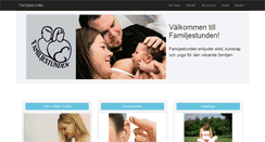 Desktop Screenshot of familjestunden.com